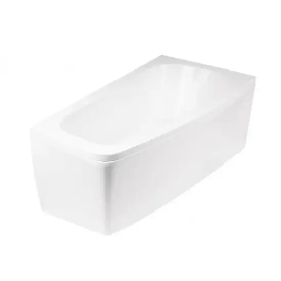 Luna wanna akrylowa asymetryczna 150x80 Prawa z zabudową